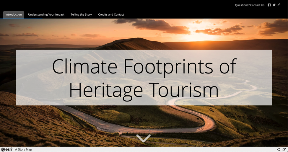 Climate Footprints of Heritage Tourism